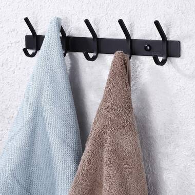 Matt black towel online hook